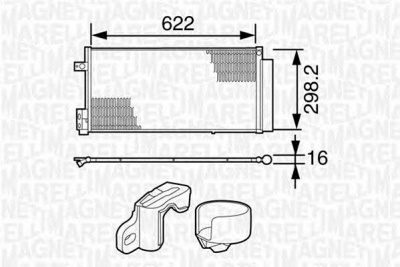 MAGNETI MARELLI 350203226000 -  Конденсатор, кондиционер